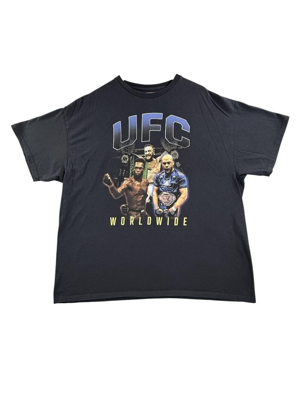Conor Mcgregor UFC Shirt Mens 2XL Black Worldwide Fighters Graphic Tee MMA Fight